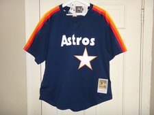 Nolan Ryan 1988 Houston Astros MLB Mitchell & Ness Men's Authentic BP Jersey