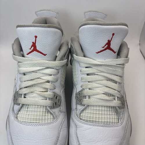 Air Jordan 4 Retro White Oreo DJ4699-100 7Y/8.5W usato senza scatola - Foto 4 di 13