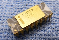 Intel C1101A PMOS 16 Pin Memory IC Ceramic/Go...
