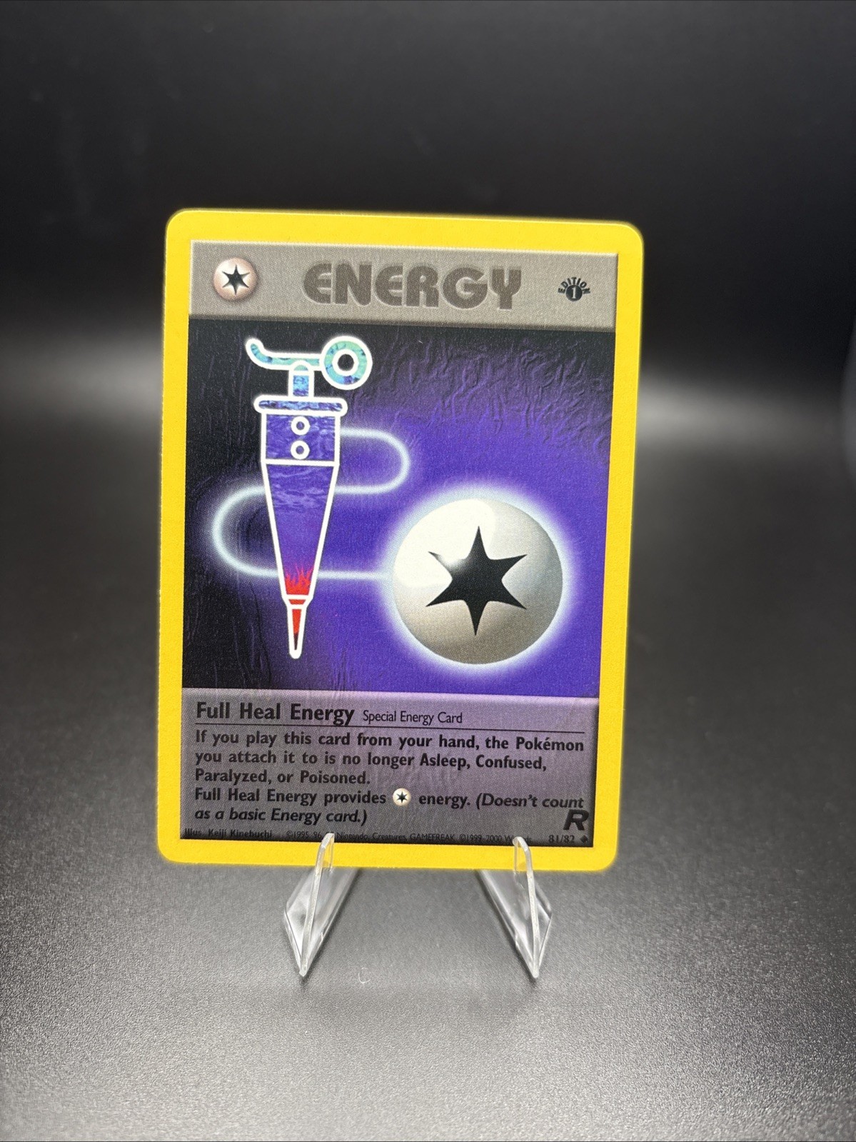 Pokemon Card - Team Rocket 81/82 - FULL HEAL ENERGY (uncommon) *1st Edition* -NM
