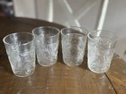 Vintage Anchor Hocking Clear Sandwich Juice Glass 4oz. - Set Of 4