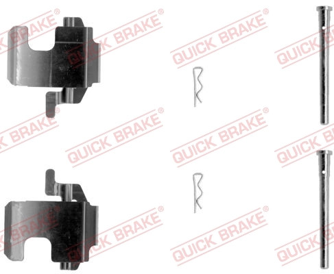 ZubehöRkit, Scheibenbremsbelag Quick Brake 109-1273 FüR Fiat Lancia Ford-image