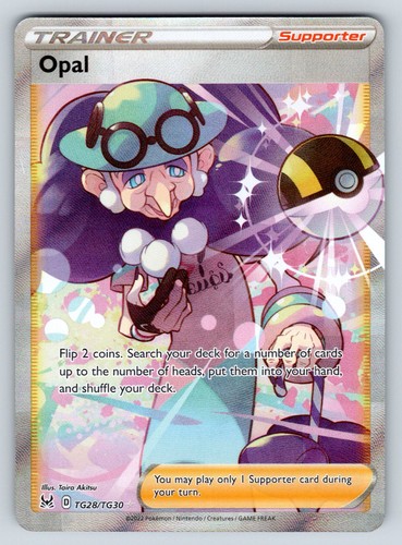 Holofoil Opal TG28/TG30 Lost Origin Trainer Gallery NM