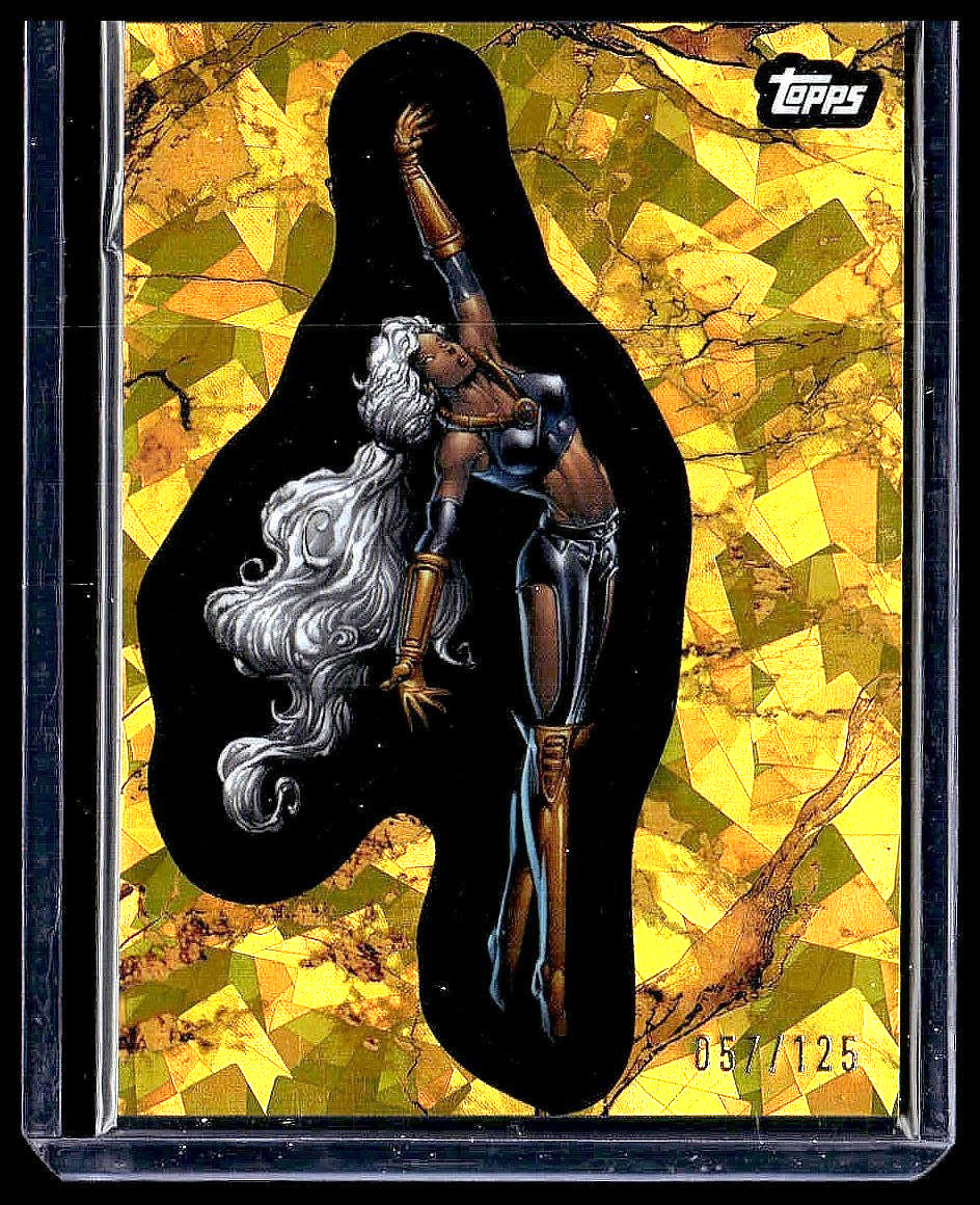 2025 Topps Marvel Comic Book Heroes Golden Anniversary 1975 Storm Atomic /125
