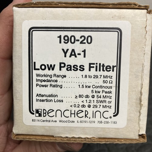 Bencher YA-1 Low Pass Filter - Zdjęcie 3 z 3