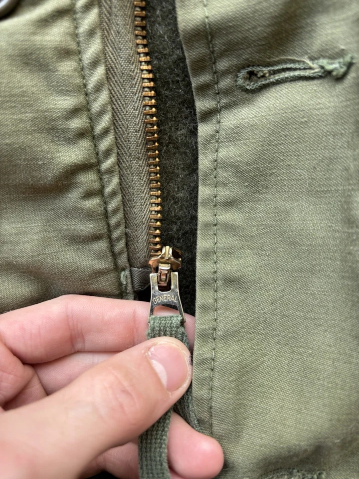 Chaqueta de campo vintage militar de EE. UU. para clima frío Foto 4 de 4