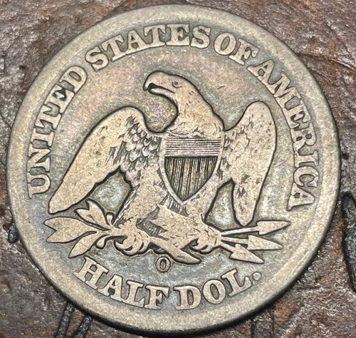 1858-O Seated Liberty Half Dollar Usa 🇺🇸 Historic Silver Coin 🪙