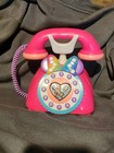 Pink Minnie Mouse Push Button Rotary Talking Phone