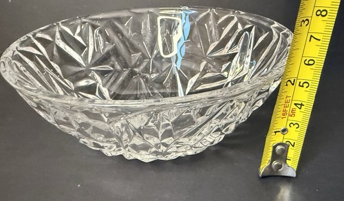 Tiffany And Co Rock Cut Crystal Bowl Signed 6” - Picture 8 of 10