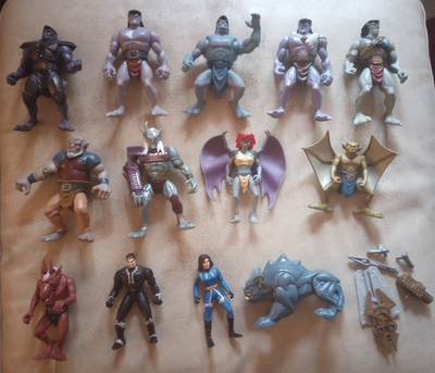 Kenner Disney Gargoyles Action Figure Lot Goliath Lexington