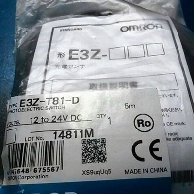 E3Z-T81-D NEU OMRON E3ZT81D Photoelectric Switch Sensor