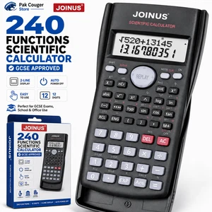 Paquet de 10 SCIENTIFIC CALCULATOR ELECTRONIC OFFICE 12 DIGITS SCHOOL EXAMS GCSE UK