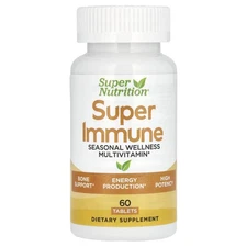 Super Immune, Immune-Strengthening Multivitamin with Glutathione, High-Potency