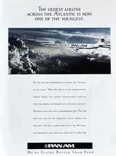 1990 PAN AM Airbus Fleet We're Flying Better Than Ever Vintage PRINT AD