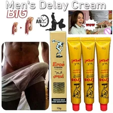 Eros Men Delay Cream 15g New With Box - US Fast Shipping 1/2/3pcs