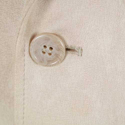 Mens Vintage Blazer 42S UK Size Beige Faux Suede Sport Coat Jacket - Picture 7 of 12