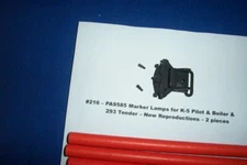 American Flyer Parts -  PA9585 Marker Lamps, K5, 293 Tender. 2 pcs #216