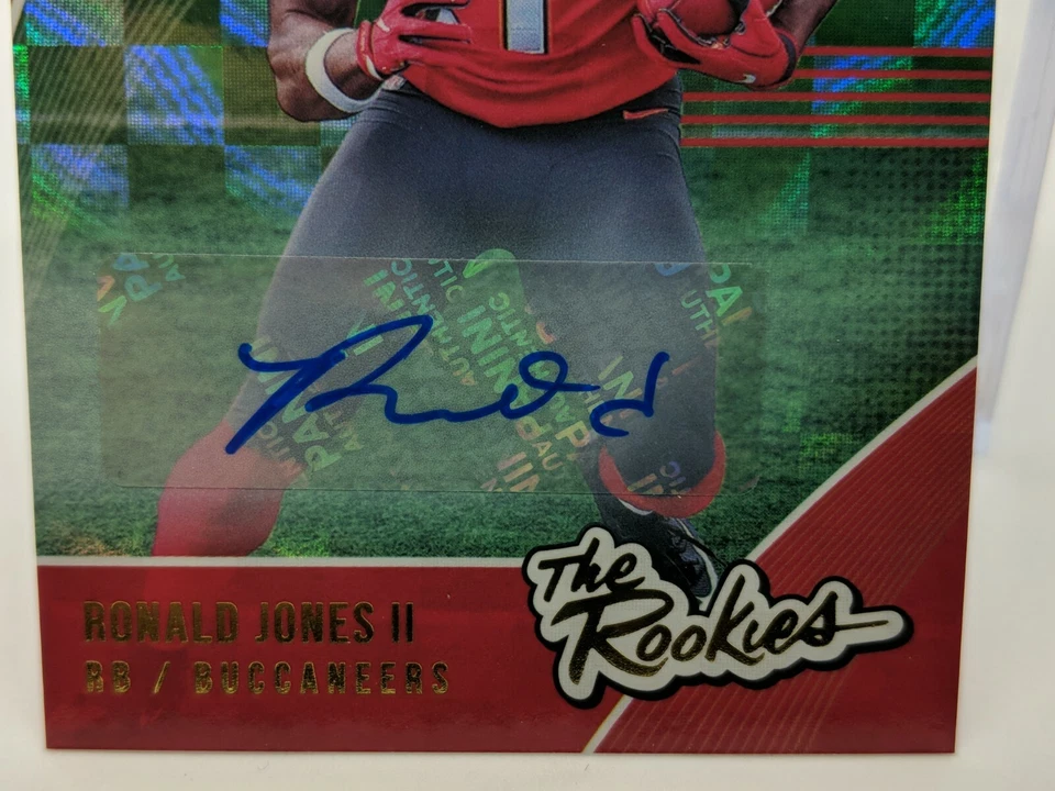 2018 Donruss The Rookies Ronald Jones II Rookie RC AUTO 290/499 Tampa Bay Bucs  - Image 4 of 4