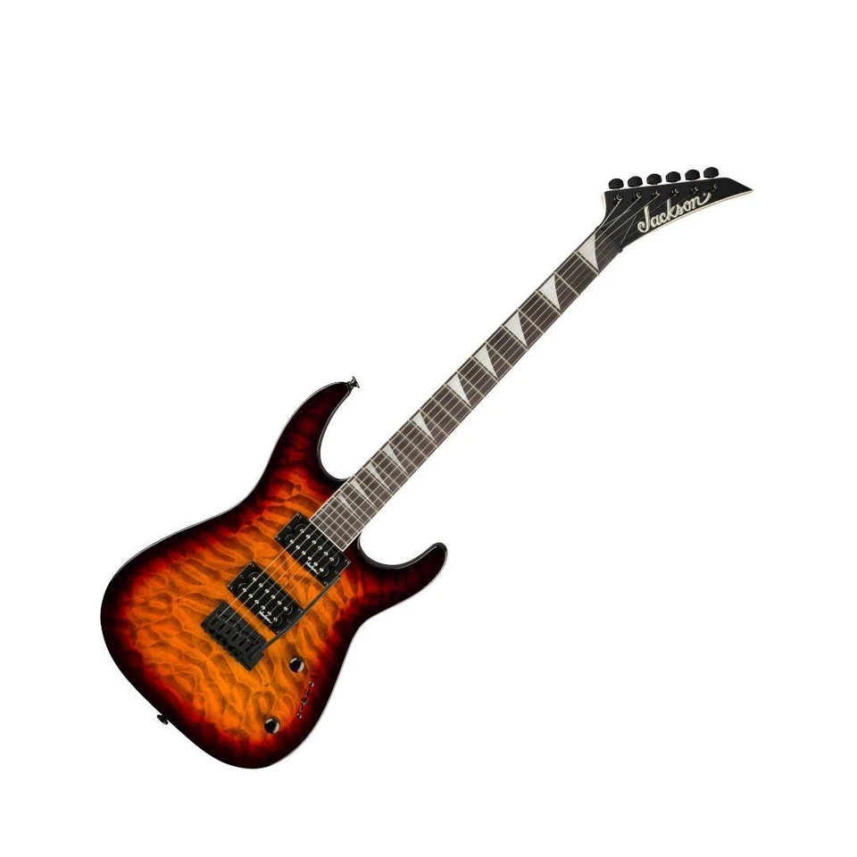Jackson JS Series Dinky JS20 DKAQ 2PT 6 String Electric Guitar Tobacco Burst - Image 4 of 4