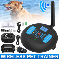 Wireless Electric Dog Fence Pet Containment System Shock Collars Dogs Training