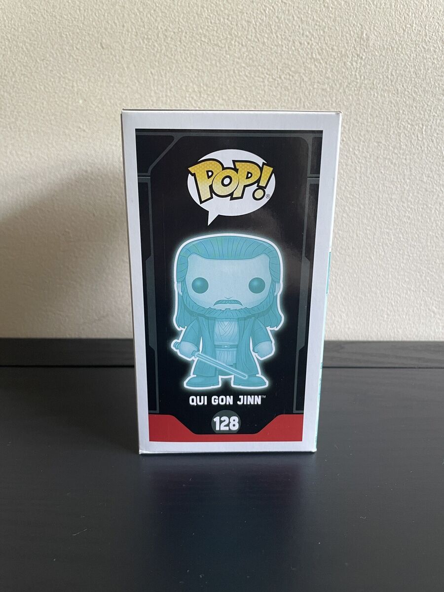 Funko Pop Star Wars Qui Gon Jinn 128 Holo With Protector Funko Pop Star Wars Qui Gon Jinn 128 Holo With Protector