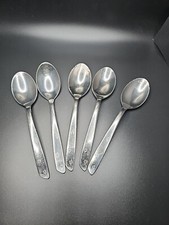 Cuillères à café vintage MCM Superior inox "ciel nocturne" - Lot de 5