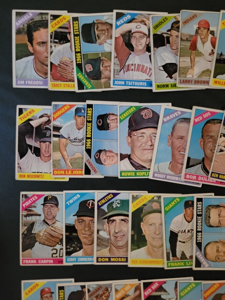 1966 Topps Baseball Starter Lot - 91 Different - Vic Power | Johnny Callison - Image 2 of 4