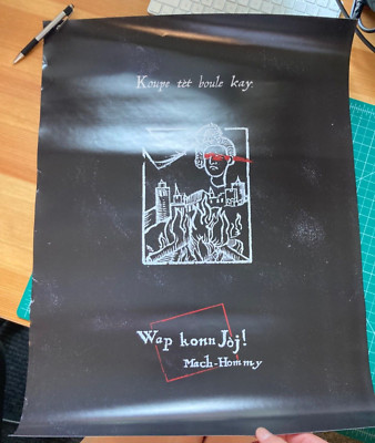 Mach-Hommy ''Wap Kon Joj!'' Reissue Poster 