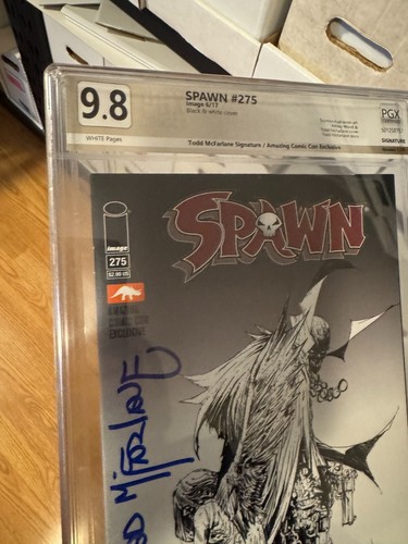 Spawn #275 PGX 9.8 (Image 2017) Amazing Comic-Con Signed By Todd Mcfarlane! RARE - Picture 11 of 14