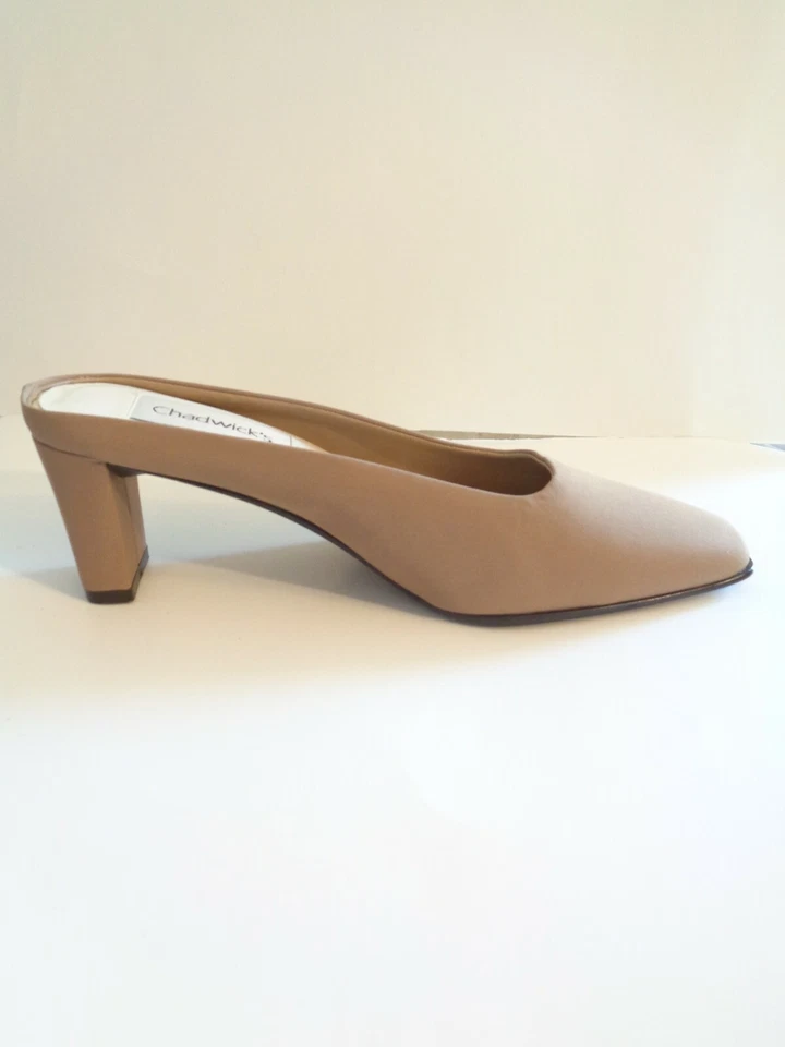 Nuevos zapatos Chadwick para mujer color tostado sin cordones con espalda abierta talla 8 M Foto 4 de 4