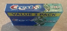 NEW 3 Pack OF Crest Complete Plus Scope Minty Whitening Toothpaste. Exp 2027