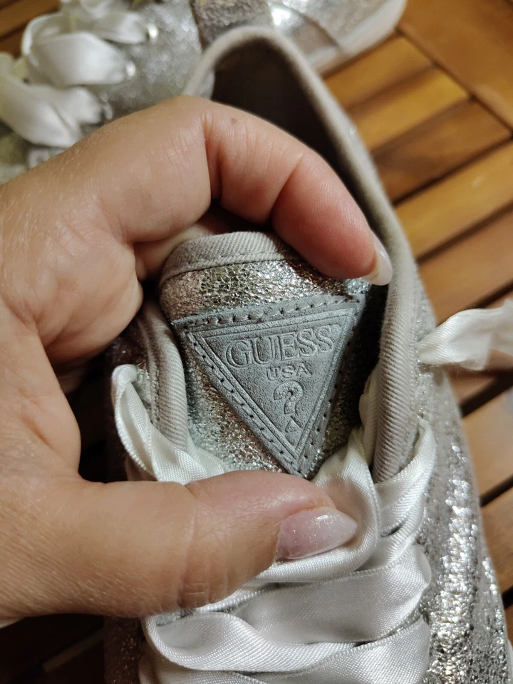 scarpe Sneakers guess donna Argento 38 - Immagine 4 di 4