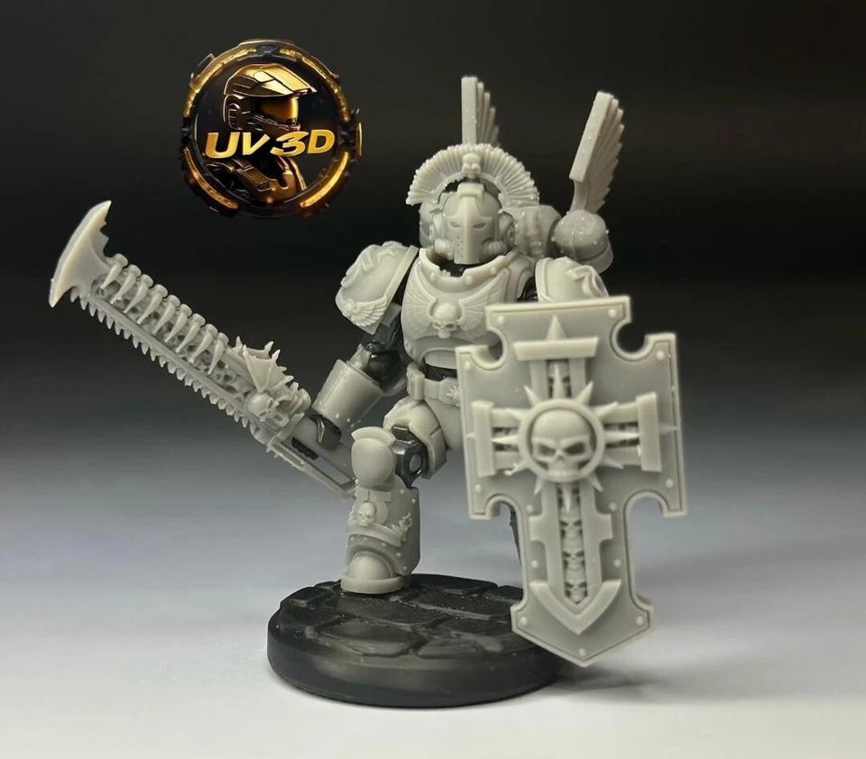 Mega Construx Custom Armor Kit Completo Warhammer 40k Figura Campeón Foto 2 de 4