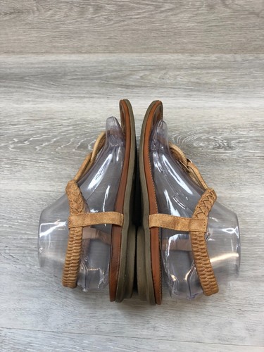 Patrizia by Spring Step Women's 10 Brown Suede Leather Slip-On Slingback Sandal - Picture 4 of 7