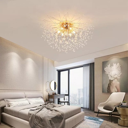LED Ceiling Crystal Lights Firework Chandelier Modern Pendant Lamp Kitchen Light - Picture 6 of 12