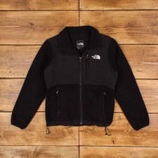 Vintage North Face Fleece Jacket S Gorpcore Denali Full Zip Black Womens