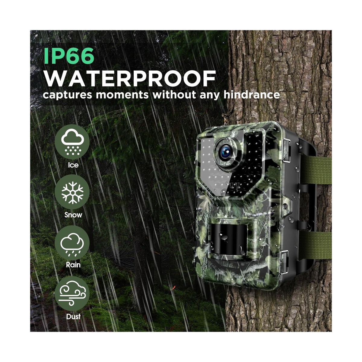 Cctv Camera Vikeri 4K Trail Camera 48MP Game Camera With Night