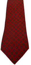Tie Necktie Silk Classic Red Mini Polka Dot Patten Excellent Condition