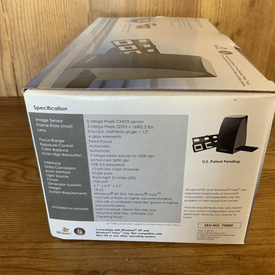 Digital Picture Converter Slides and Negatives to Digital Hammacher Schlemmer - Image 3 of 4