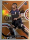 2022 Topps Finest MLS #43 Federico Navarro RC Orange REFRACTOR #11/25 Chicago
