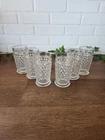 Vintage Anchor Hocking Hobnail Clear Glass 4.75" Tumblers Set of 6
