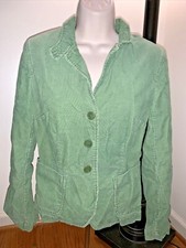 J Crew Mint Green Corduroy Blazer Jacket Womens Size Petite Small PS tb11j14