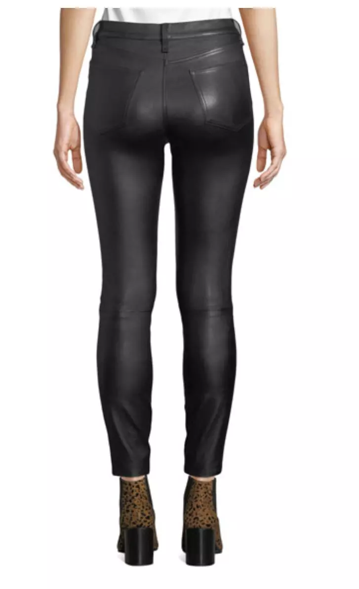 Veronica beard kate leather best sale pants