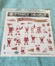 San Francisco 49ers Large FAMILY DECAL SET 25 STICKERS