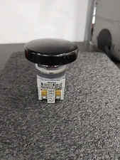 IDEC ABD401N-B 30mm Black Round Pushbutton