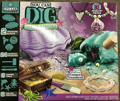 NEW Epic Lab Science Kit ''YOU CAN DIG OCEAN DISCOVERY'' FAST FREE SHIPPING