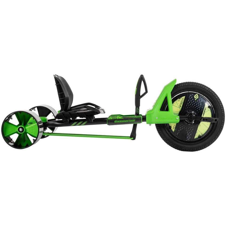 Green Machine 16 Inch Drift Trike, Sleek Ergonomic Design, Adjustable