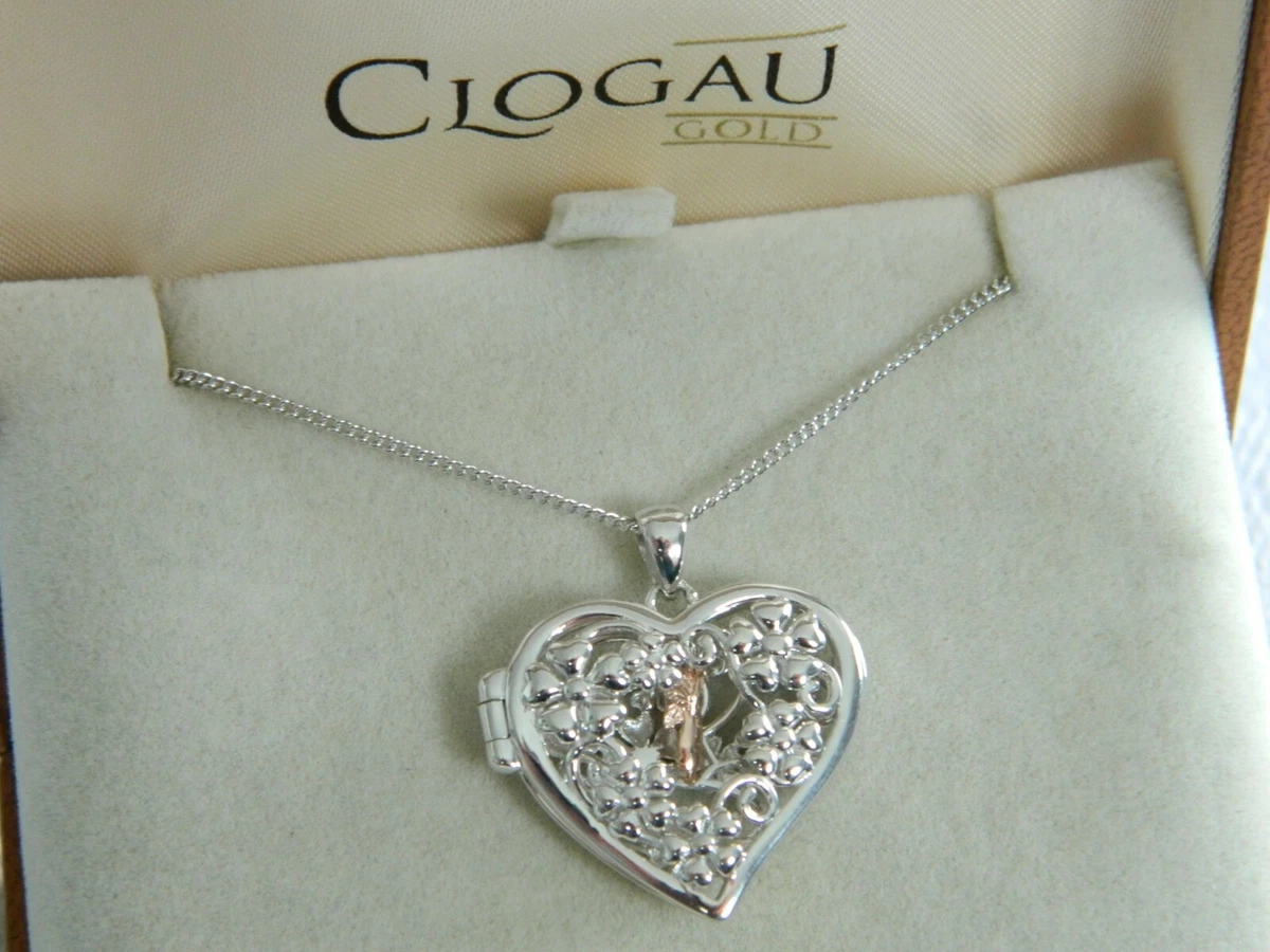 Clogau 3SCCP01 Cariad Sparkle Heart Pendant Necklace - thbaker.co.uk