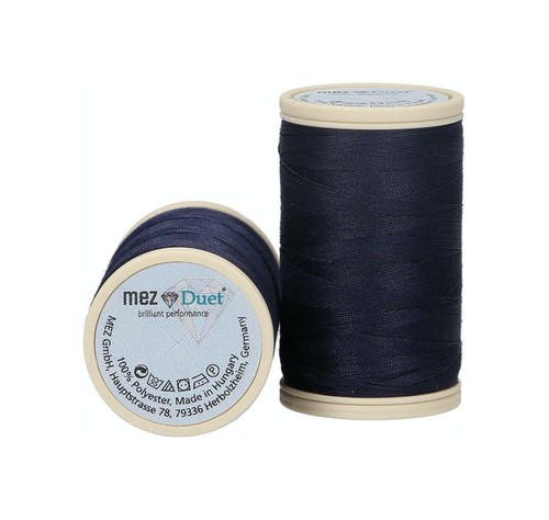 MEZ Duet Nähgarn Stärke 100 – Polyester-Garn 200m, Für Bekleidung & Stretch-Stoffe
