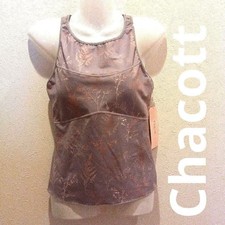 Chacott Yoga/Ballet Reversible Top L Stretch Bra Cup Fitness Wear